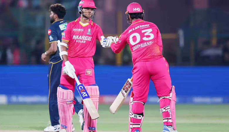 Vaibhav Sooryavanshi of Rajasthan Royals and Shubman Gill of Gujarat Titans facing off ahead of the IPL 2026 Qualifier 2 match.